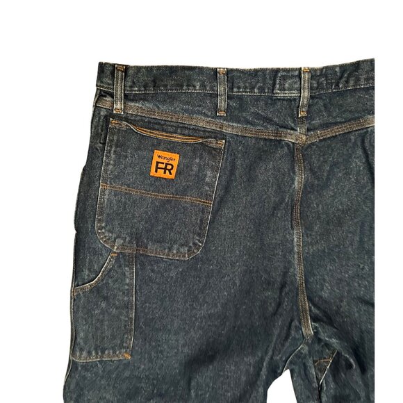 Wrangler FR Riggs Workwear Flame-Resistant Denim Jeans 44X32 Blue Cotton Mens Wo - Picture 10 of 11